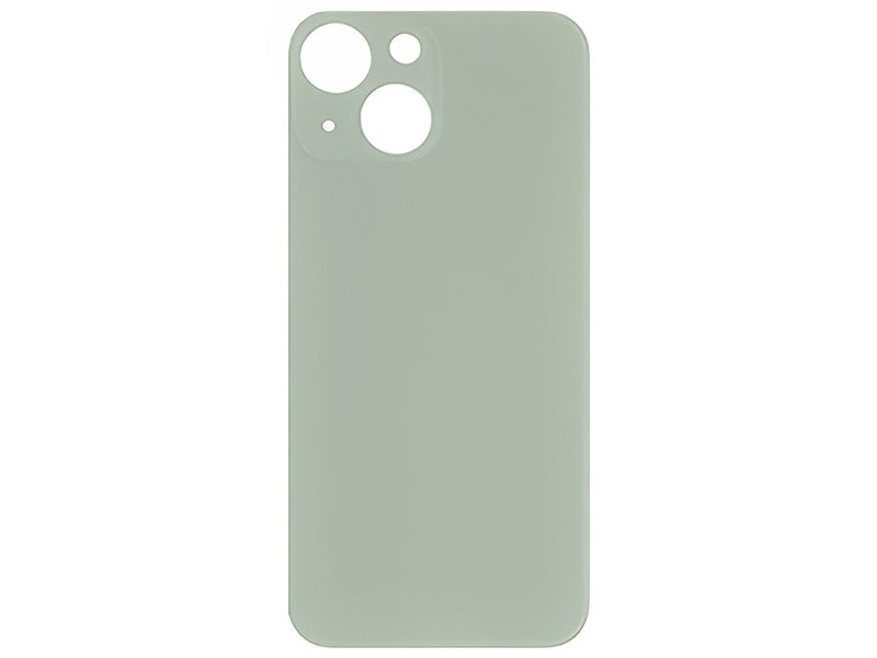 Vetrino Cover Batteria Bianco vers. "Big Hole" (foro camere più grande dell'originale) per Apple iPhone 13 Mini