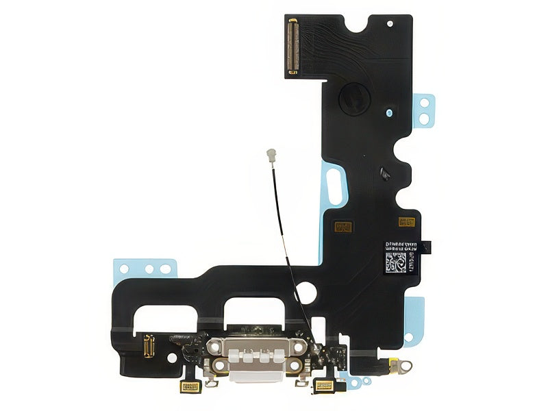 Flat cable + Connettore Ricarica + Microfono Bianco senza logo per Apple iPhone 7