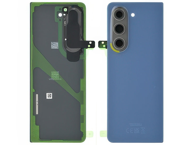 Cover Batteria + Adesivi Blu per Samsung SM-F946 Galaxy Z Fold5