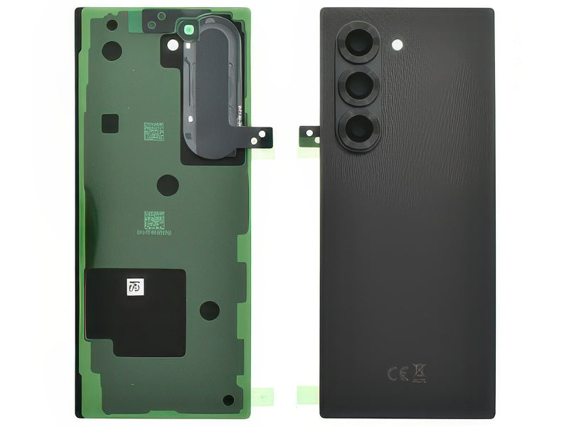Cover Batteria + Vetrino Camera + Adesivi Crafted Black per Samsung SM-F956 Galaxy Z Fold6