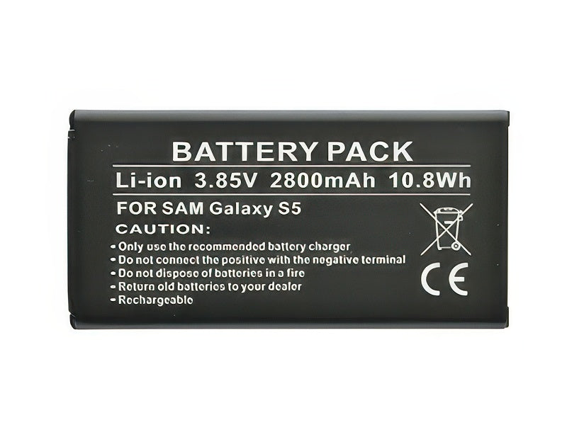 Batteria Litio 2800 mAh slim per Samsung SM-G900 Galaxy S5