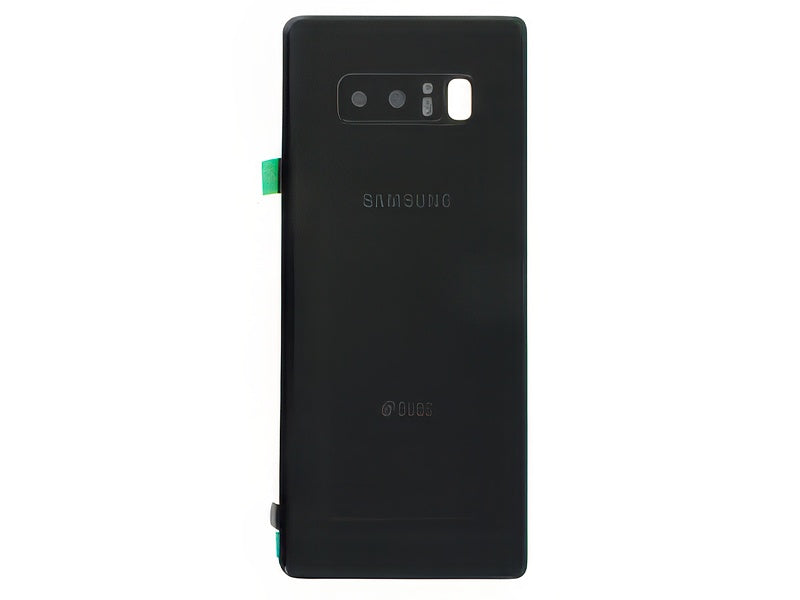 Cover Batteria in vetro + Vetrino Camera + Vetrino Flash per Samsung SM-N950 Galaxy Note 8 Dual-Sim