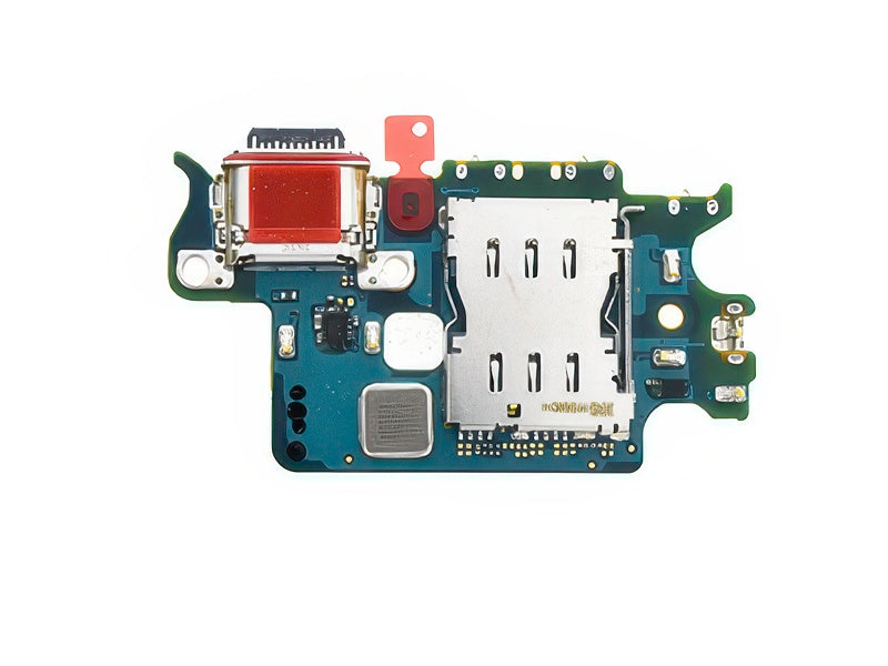 Sub Board + Plug In + Microfono + Lettore Sim per Samsung SM-S901 Galaxy S22