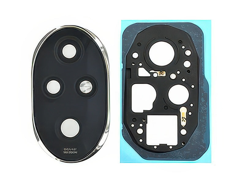 Cover Camera + Vetrino + Adesivi Moonlight Bianco per Honor 200 Pro