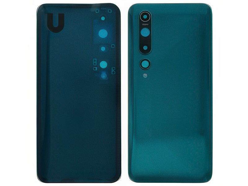 Cover Batteria + Vetrino Camera Coral Green senza logo per Xiaomi Mi 10