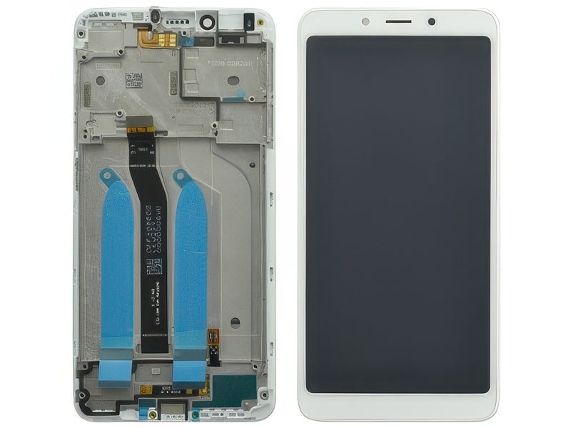 Lcd + Touchscreen + Frame Bianco per Xiaomi Redmi 6