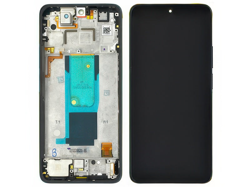 Lcd + Touchscreen + Frame + Switch Tasti Laterali + Altoparlante Forest Verde per Xiaomi Redmi Note 11 Pro+ 5G