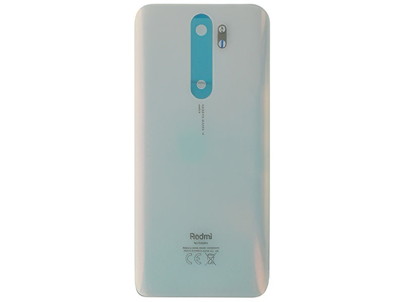 Cover Batteria + Adesivi Pearl Bianco per Xiaomi Redmi Note 8 Pro