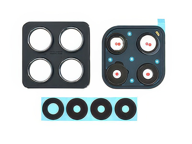Cover Camera + Vetrino + Adesivi Titan Nero per Xiaomi 14T Pro 5G