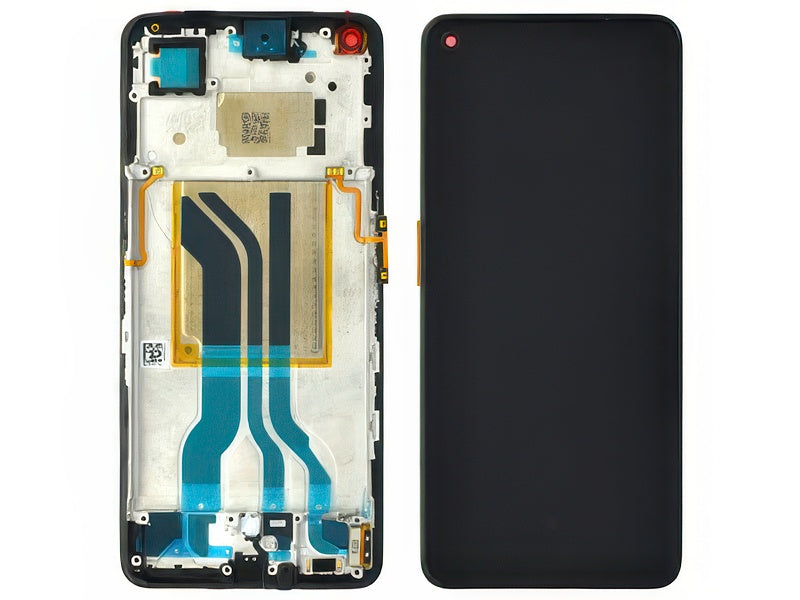 Lcd + Touchscreen + Frame + Switch Tasti Laterali Nero per realme GT Neo 2