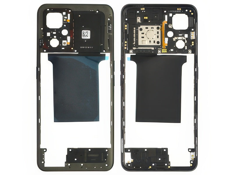 Cover Posteriore + Tasti Laterali + Antenna NFC Nero per realme GT Neo 2