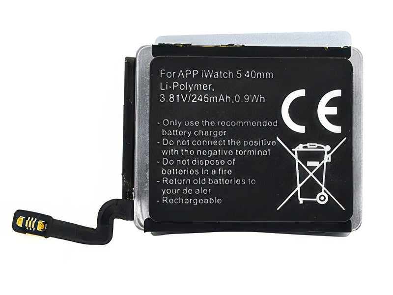 Batteria 245 mAh qualità Premium Smart per Apple Watch 40mm. Serie SE A2351-A2355