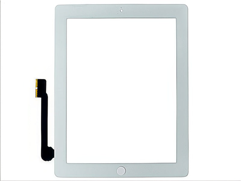 Touchscreen + Biadesivo + switch + frame camera con Tasto Home, Ottima qualità Bianco per Apple iPad 3 / iPad New Model n: A1416-A1430