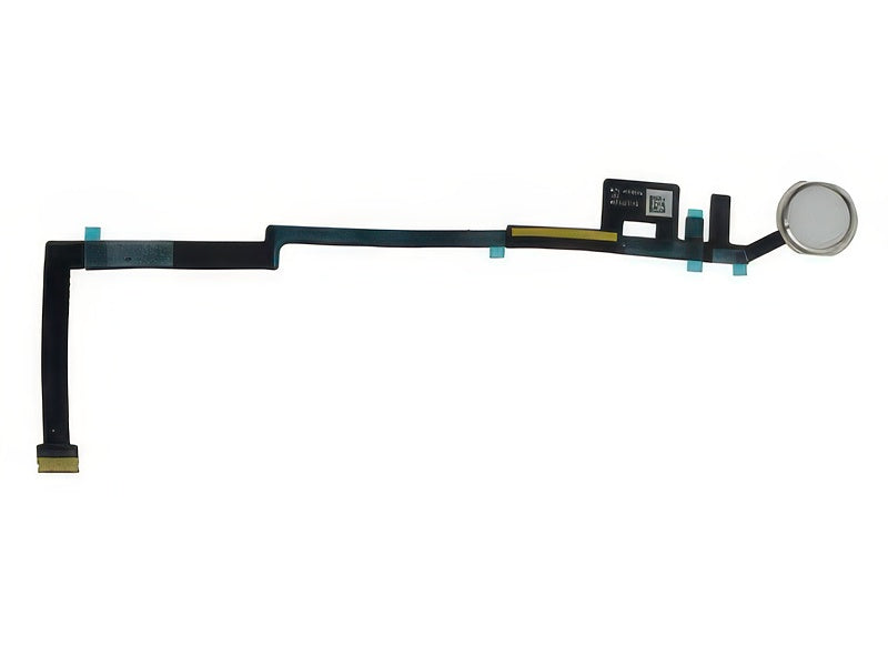 Tasto Joystick Esterno + Flat Cable ottima qualità Bianco - No Lettore d'Impronta per Apple iPad 5a Generazione Model n: A1822-A1823