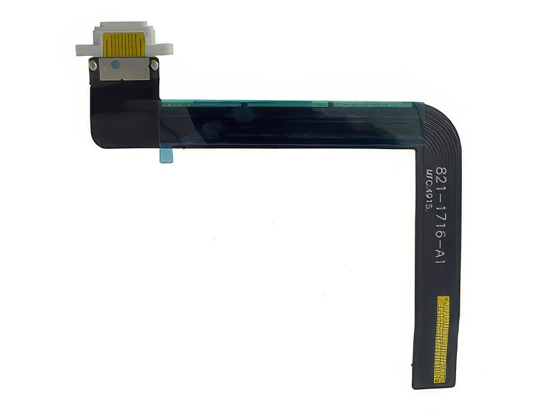 Flat cable + Connettore Plug-In Bianco Ottima Qualità per Apple iPad 7a Generazione 10.2" Model n: A2197-A2198-A2200
