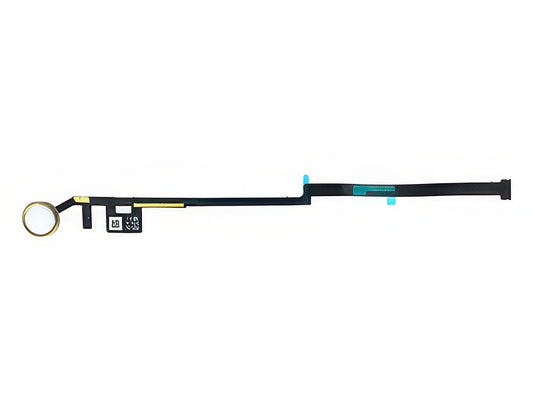 Tasto Joystick Esterno + Flat Cable ottima qualità Oro - No Lettore d'Impronta per Apple iPad 7a Generazione 10.2" Model n: A2197-A2198-A2200