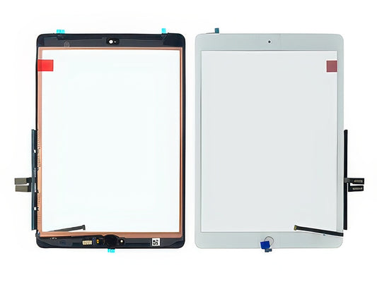 Touch + Biadesivo + Switch + Frame con Tasto Home Ottima qualità Bianco per Apple iPad 8a Generazione 10.2" Model n: A2270-A2428-A2429-A2430