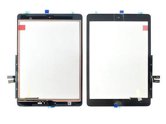 Touch + Biadesivo + Switch + Frame con Tasto Home Ottima qualità Nero per Apple iPad 8a Generazione 10.2" Model n: A2270-A2428-A2429-A2430