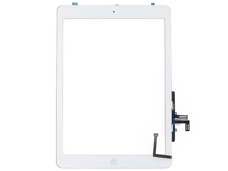 Touchscreen + Biadesivo + Switch + Frame + Tasto Home Qualità Eccelsa Bianco per Apple iPad Air Model n: A1474-A1475-A1476