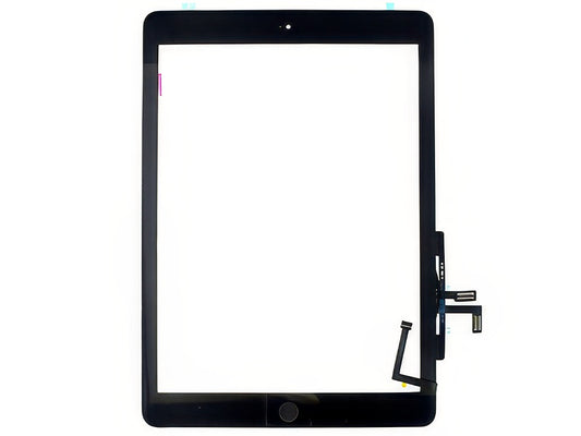 Touchscreen + Biadesivo + Switch + Frame + Tasto Home Qualità Eccelsa Nero per Apple iPad Air Model n: A1474-A1475-A1476