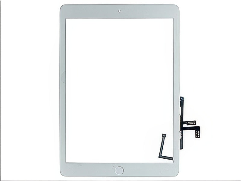 Touchscreen + Biadesivo + switch + frame con Tasto Home Buona qualità Bianco per Apple iPad Air Model n: A1474-A1475-A1476