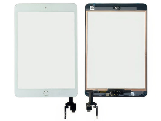 Touchscreen + Biadesivo + Switch + Frame + Tasto Home Qualità Eccelsa Bianco per Apple iPad Mini 3 Model n: A1599-A1600
