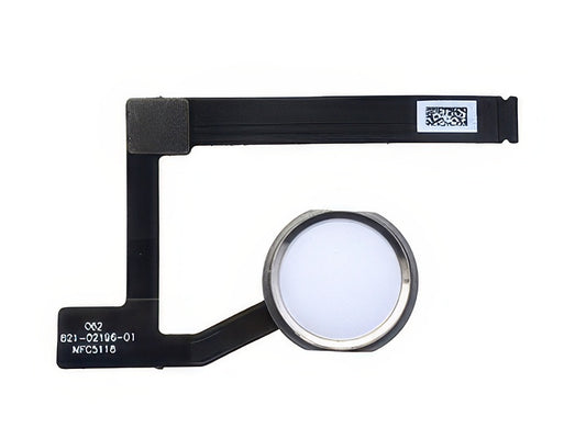 Tasto Joystick Esterno + Flat Cable ottima qualità Bianco - No Lettore d'Impronta per Apple iPad Mini 5a Generazione Model n: A2124-A2125-A2126-A2133