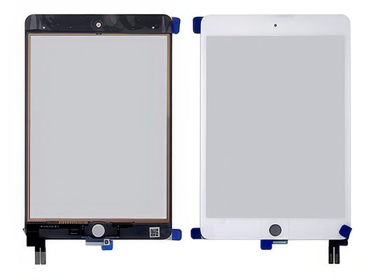 Touch screen + Flat Cable Alta qualità Bianco - Montaggio Complesso per Apple iPad Mini 5a Generazione Model n: A2124-A2125-A2126-A2133