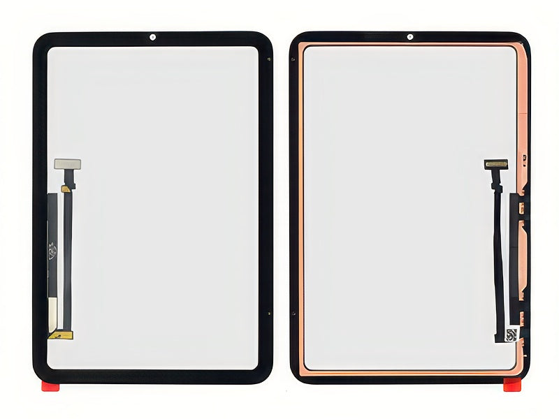 Touch screen + Flat Cable Alta qualità Nero Nero - Montaggio Complesso per Apple iPad Mini 6a Generazione Model n: A2567-A2568