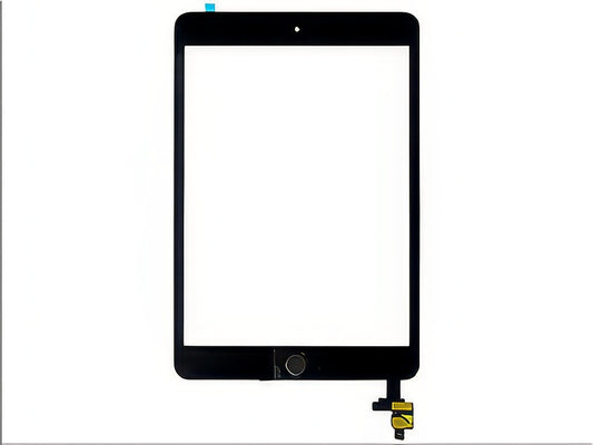 Touch screen + Flat Con Tasto Home Qualità Eccelsa Nero per Apple iPad Mini Model n: A1432-A1454-A1455