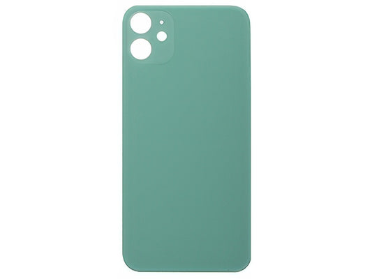 Vetrino Cover Batteria Verde vers. "Big Hole" (foro camere più grande dell'originale) per Apple iPhone 11