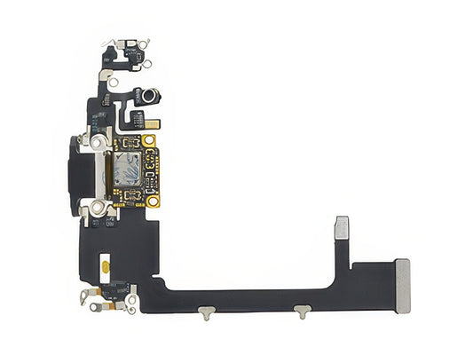 Flat Cable + Connettore Ricarica + Microfono + IC Nero senza logo per Apple iPhone 11 Pro
