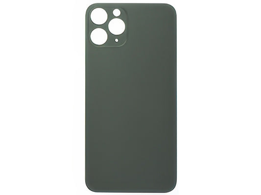 Vetrino Cover Batteria Verde vers. "Big Hole" (foro camere più grande dell'originale) per Apple iPhone 11 Pro