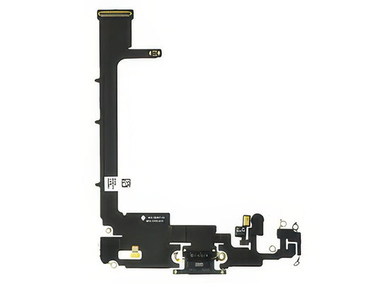 Flat Cable + Connettore Ricarica + Microfono Verde senza logo per Apple iPhone 11 Pro Max