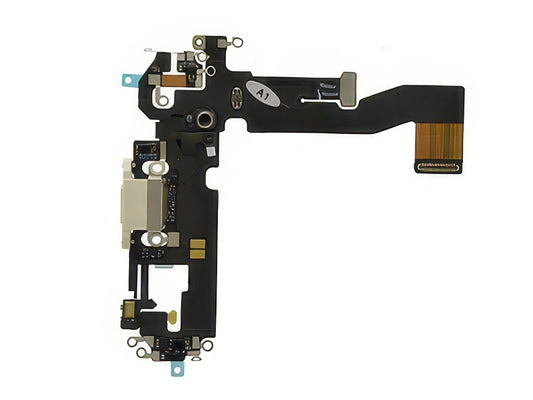 Flat cable + Connettore Ricarica + Microfono Bianco senza logo per Apple iPhone 12