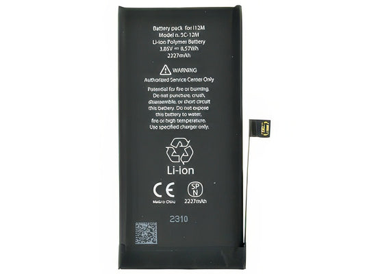 Batteria 2227 mAh qualità Premium Smart Celle AAA - Nuove zero cicli per Apple iPhone 12 mini