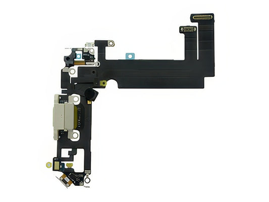 Flat cable + Connettore Ricarica + Microfono Bianco senza logo per Apple iPhone 12 mini