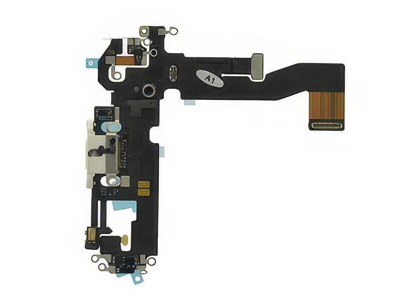 Flat cable + Connettore Ricarica + Microfono Bianco senza logo per Apple iPhone 12 Pro