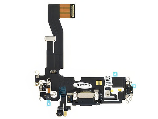 Flat cable + Connettore Ricarica + Microfono Blu senza logo per Apple iPhone 12 Pro