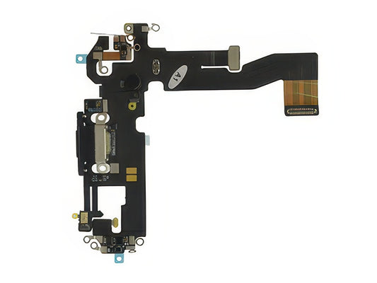 Flat cable + Connettore Ricarica + Microfono Nero senza logo per Apple iPhone 12 Pro