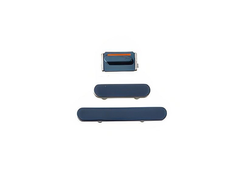 Set 4 Tasti esterni laterali completo Blu per Apple iPhone 12 Pro