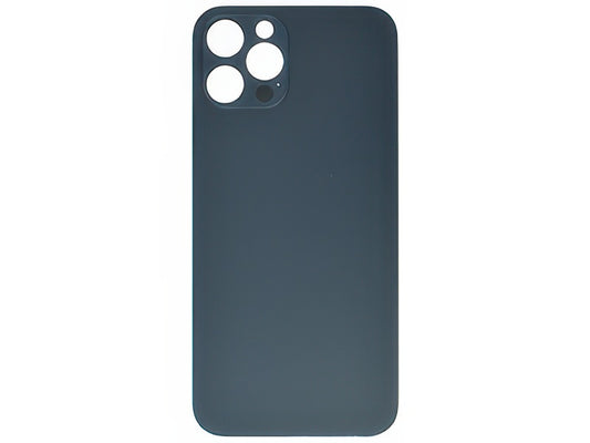 Vetrino Cover Batteria Blu vers. "Big Hole" (foro camere più grande dell'originale) per Apple iPhone 12 Pro