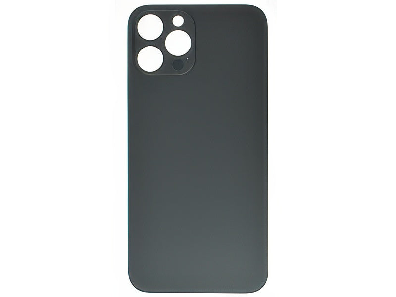 Vetrino Cover Batteria Nero vers. "Big Hole" (foro camere più grande dell'originale) per Apple iPhone 12 Pro