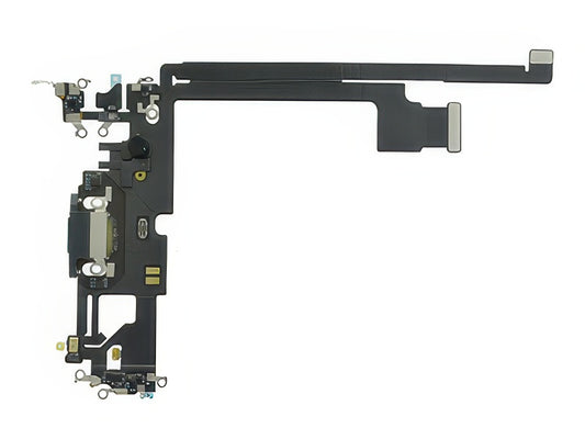 Flat cable + Connettore Ricarica + Microfono Blu senza logo per Apple iPhone 12 Pro Max