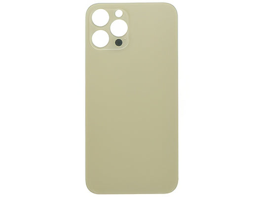 Vetrino Cover Batteria Oro vers. "Big Hole" (foro camere più grande dell'originale) per Apple iPhone 12 Pro Max