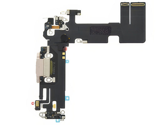 Flat cable + Connettore Ricarica + Microfono Rosa senza logo per Apple iPhone 13