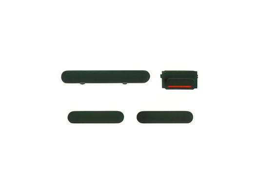Set 4 Tasti esterni laterali completo Verde per Apple iPhone 13