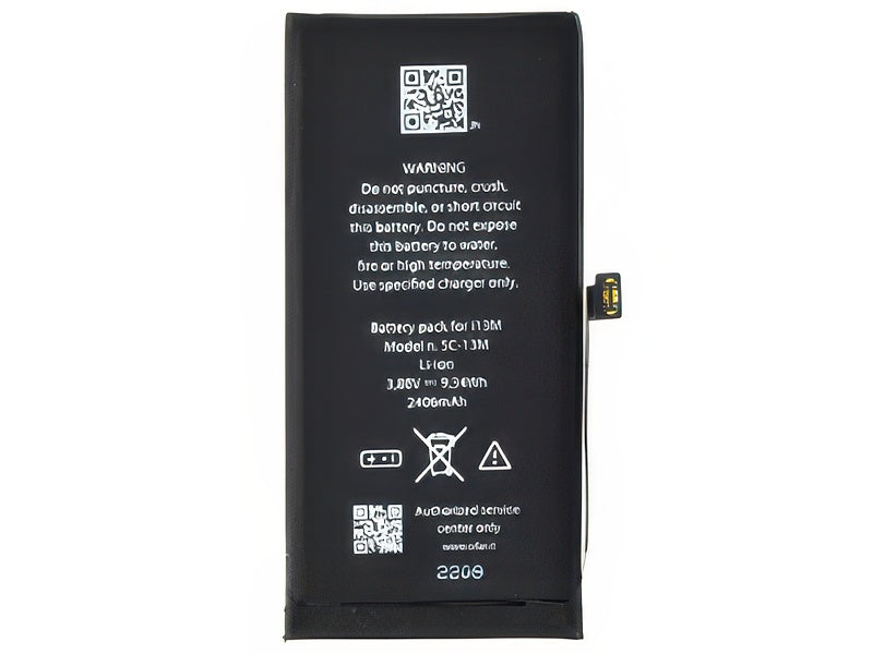 Batteria 2406 mAh qualità Premium Pro Celle AAA+ - Nuove zero cicli per Apple iPhone 13 Mini