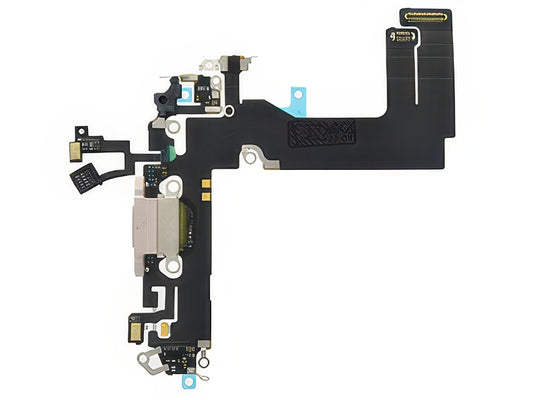 Flat cable + Connettore Ricarica + Microfono Rosa senza logo per Apple iPhone 13 Mini