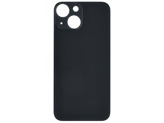 Vetrino Cover Batteria Nero vers. "Big Hole" (foro camere più grande dell'originale) per Apple iPhone 13 Mini